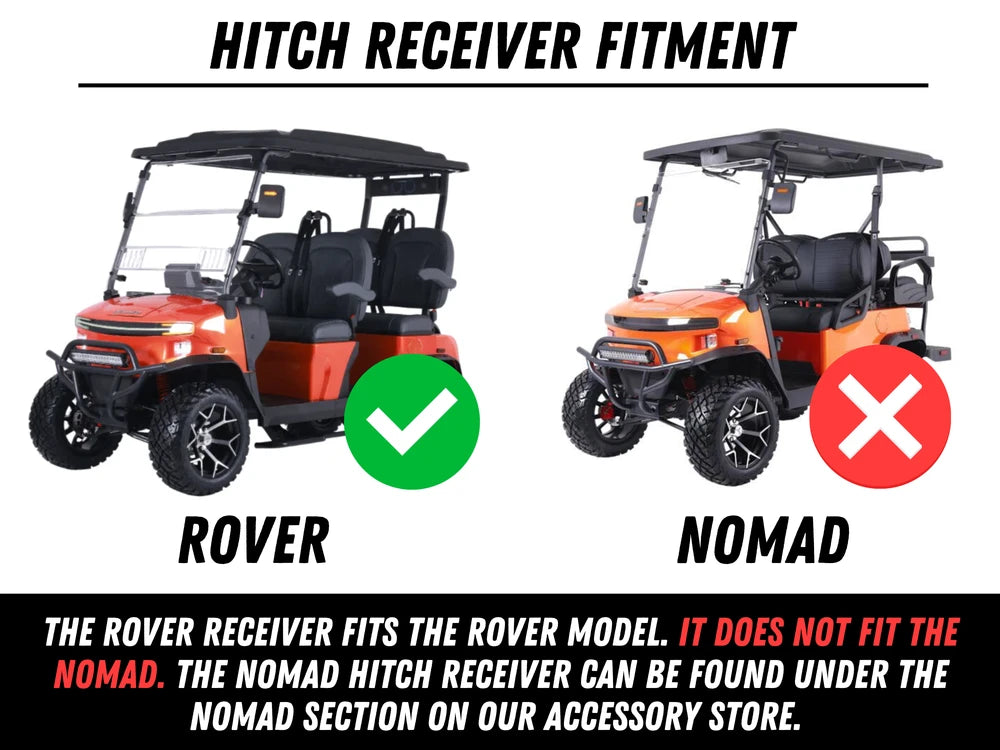 Adjustable Golf Cart Hitch Receiver