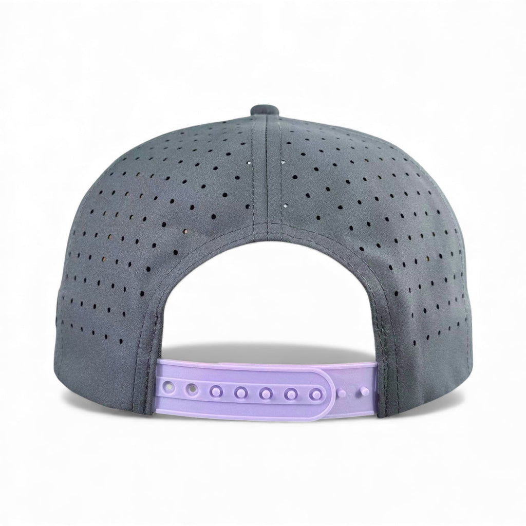 Youth Astronaut Walker Golf Hat | Snapback Cap | Built-in Magnetic Ball Marker Holder + Marker Included | Adjustable Gray | Kids